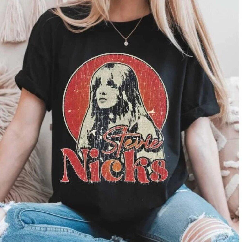 Stevie Nicks T Shirt, Retro Music Fan Style Shirt